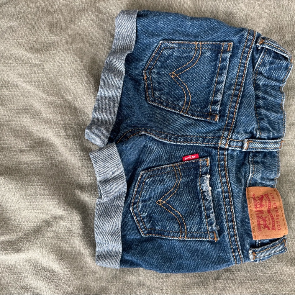 Levi's Classic Blue Denim Shorts